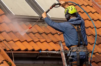 Démoussage et hydrofuge de toiture à Longperrier